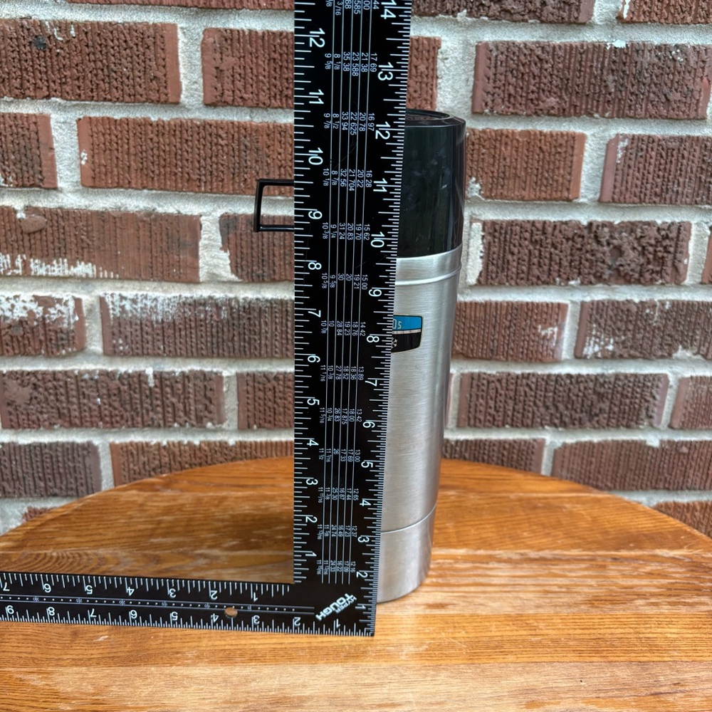 Vintage Thermos King-Seeley Stainless Steel Model 2464S Stopper 764 Quart Size - Picture 3 of 9